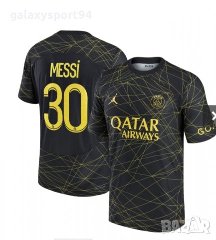 Екип MESSI 30 PSG Black and GOLD Черен Комплект Меси ПСЖ 5 до 15г, снимка 9 - Футбол - 40015571