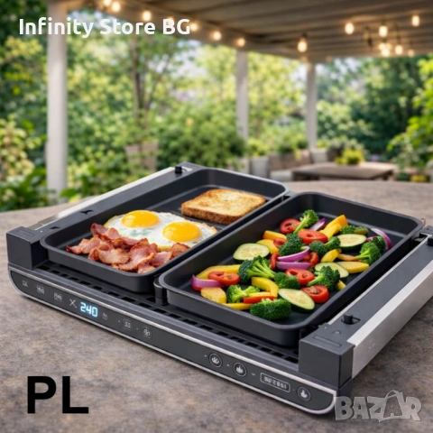 🍳🔥 Мултифункционален уред за готвене 4 в 1 Oliver Voltz OV51015R – Тостер, Грил, Фурна и BBQ 🔥🍳, снимка 7 - Други - 53465424