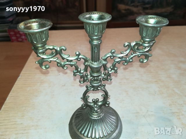 свещник от франция с маркировка 2902241614, снимка 3 - Антикварни и старинни предмети - 44531479