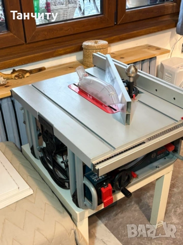 Стационарен циркуляр Bosch - GTS 10 J, 1800 W, снимка 3 - Триони и циркуляри - 53039507