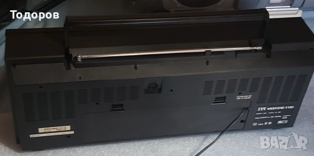ITT Weekend 513D двукасетъчен радиокасетофон , снимка 2 - Радиокасетофони, транзистори - 52342684