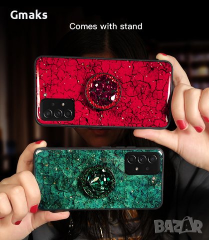 Луксозен кейс с камъни и холдър Huawei P40 Pro и P40 Lite 5G, снимка 6 - Калъфи, кейсове - 42166515