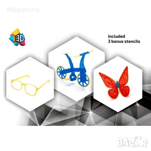 3D Писалка За Рисуване и Моделиране / 3D Принтираща Писалка, снимка 3 - Други - 48368298