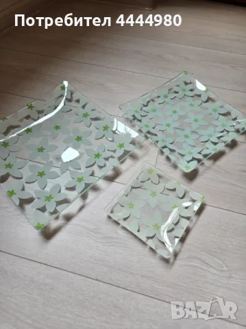 Страхотни чинийки с цветя. Комплект или на брой, снимка 3 - Чинии - 49897368