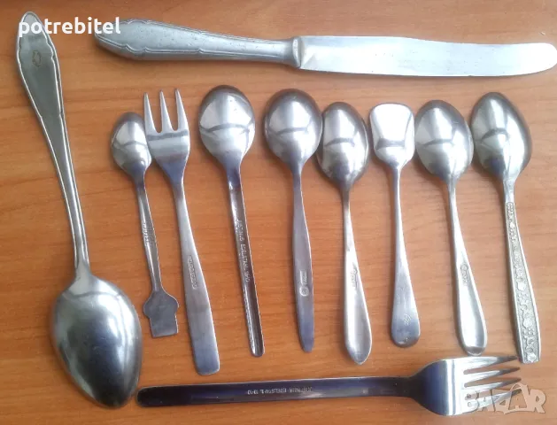 11 броя прибори за хранене различни, снимка 2 - Прибори за хранене, готвене и сервиране - 48500423