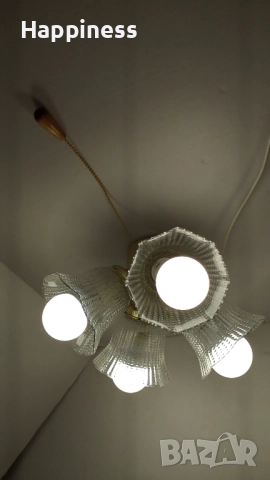 Лампа за таван с 4 Нови LED крушки, снимка 5 - Лампи за таван - 50578938
