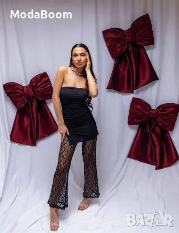 Дамски комплект рокля и панталон , снимка 4 - Рокли - 48286334