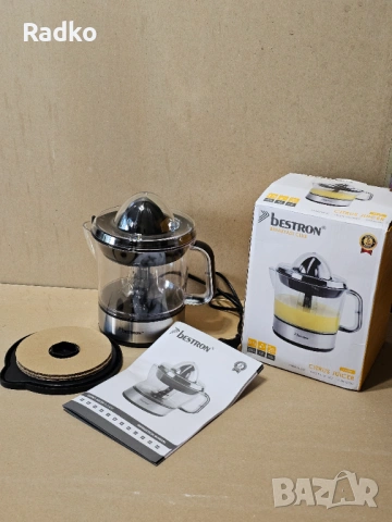 Електрическа преса за цитруси Bestron 0.7L – Citrus Juicer, снимка 2 - Сокоизстисквачки и цитрус преси - 53767226
