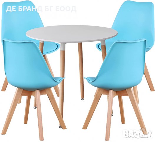 ПРОМОЦИЯ Висококачествени трапезни столове LQ-YJX-4LAN, снимка 4 - Столове - 33785707