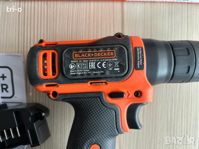 Винтоверт Black & Decker BDCDD12-GB 10.8V, снимка 3 - Винтоверти - 49431205