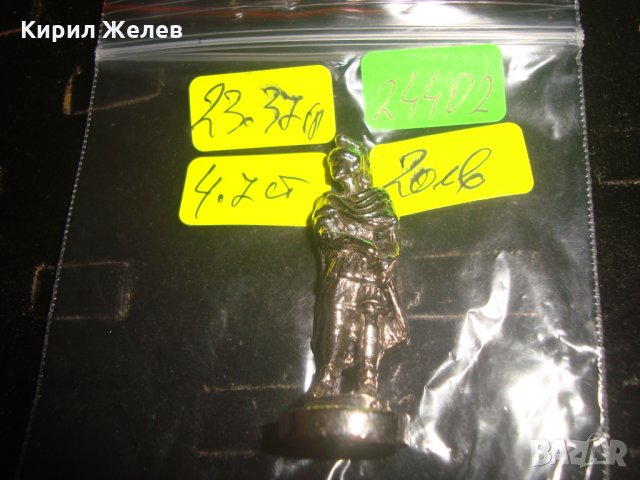 СТАРА МЕТАЛНА ФИГУРКА РИЦАР ВОИН РЯДКА СТАТУЕТКА за КОЛЕКЦИЯ ШАХМАТНА ФИГУРА 24402, снимка 6 - Колекции - 34479513