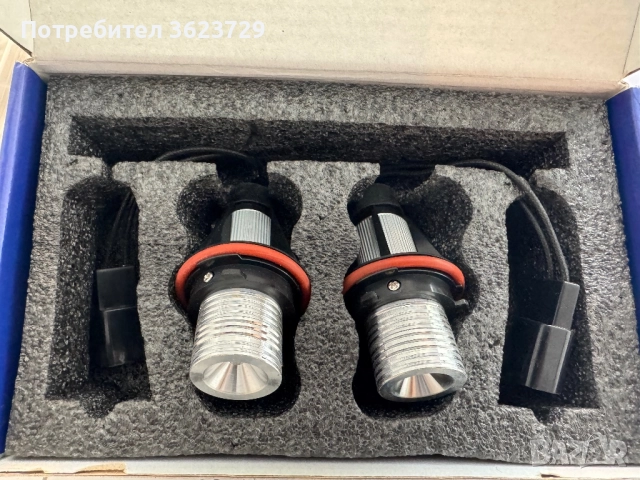 Angel eyes BMW E series бяла светлина +60% светлина, снимка 2 - Части - 51556041