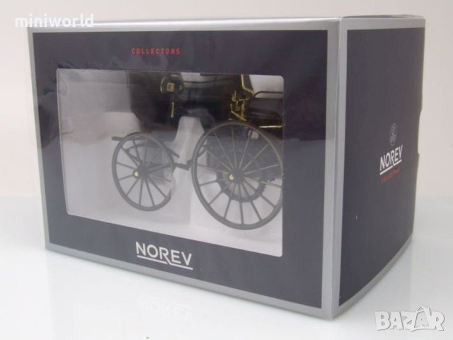 Daimler Motorkutsche 1886 - мащаб 1:18 на Norev моделът е нов в кутия, снимка 9 - Колекции - 41951305