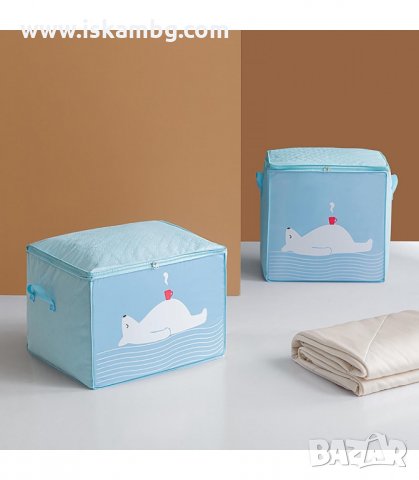 ПРЕНОСИМ ДЕТСКИ ОРГАНАЙЗЕР ЗА СЪХРАНЕНИЕ НА ДРЕХИ С ПРИНТ МЕЧЕ - КОД 3226, снимка 3 - Други - 33885817