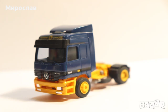 AWM H0 1/87 MERCEDES ACTROS АМИОН МОДЕЛ ТИР, снимка 7 - Колекции - 51073249