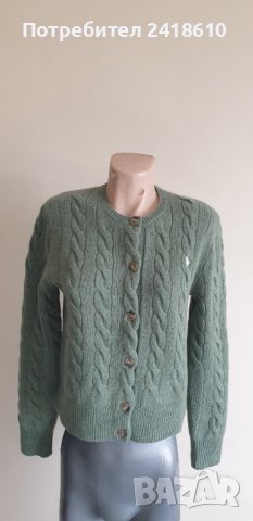 POLO Ralph Lauren Cable Wool / Cashmere Cardigan Knit Womens Size M НОВО! ОРИГИНАЛ! Дамски Пуловер -, снимка 8 - Жилетки - 44459238