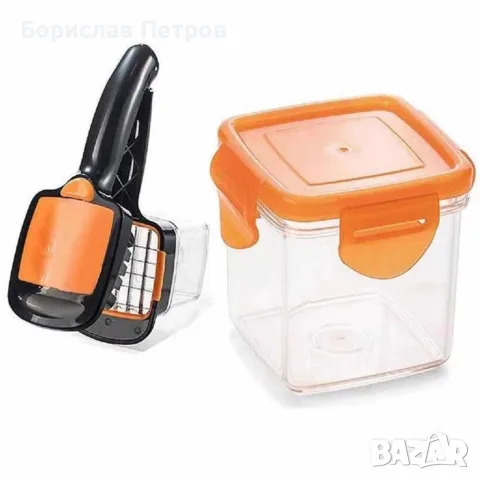 Кухненско, мултифункционално ренде за плодове и зеленчуци 5 в 1 Genius Nicer Dicer, снимка 5 - Аксесоари за кухня - 56008314