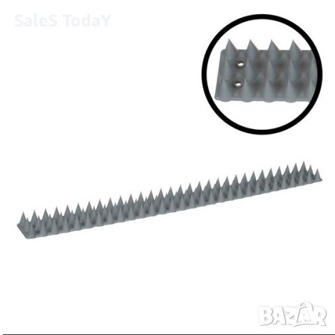 Шипове против птици, прегради за гълъби, пръчки, гъвкав материал, 3 бр. в комплект