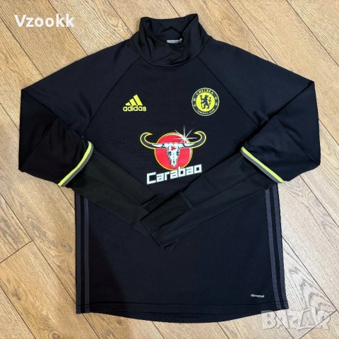 Мъжка блуза Adidas x Chelsea | S - M, снимка 2 - Блузи - 53697047
