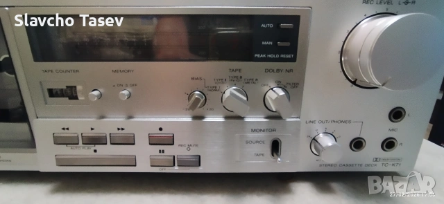 ТРИГЛАВ ДЕК SONY TC-K71, снимка 6 - Декове - 53659546