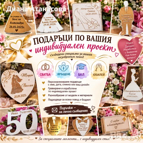 персонални подаръци 