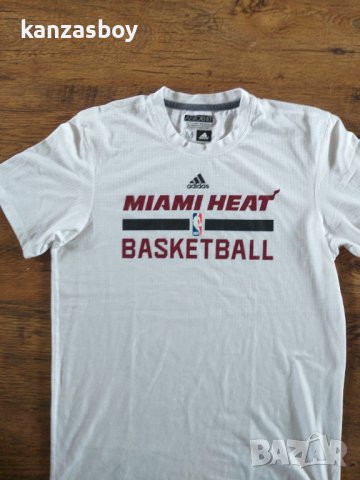 adidas aeroknit miami heat - страхотна мъжка тениска, снимка 4 - Тениски - 40659304