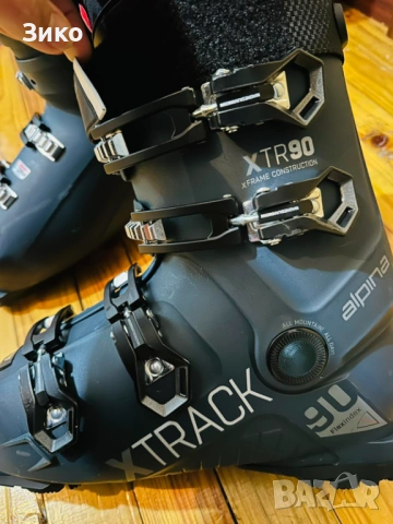 Ски обувки Alpina Xtrack 90 Heat, Размер 44.5/mondo 28.5, Petrol, снимка 2 - Зимни спортове - 53142654