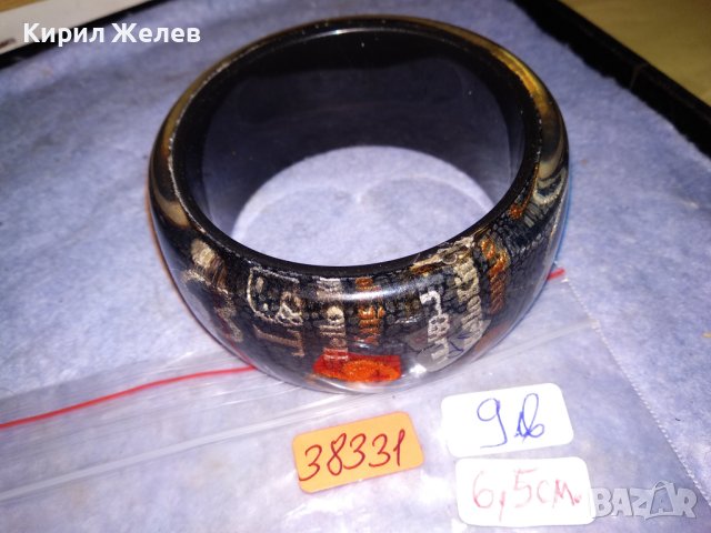 КРАСИВА ФЕШЪН АРТ ВИНТИДЖ СТИЛ ГРИВНА от СИНТЕТИКА ЛАКИРАНА 38331, снимка 5 - Гривни - 41145414