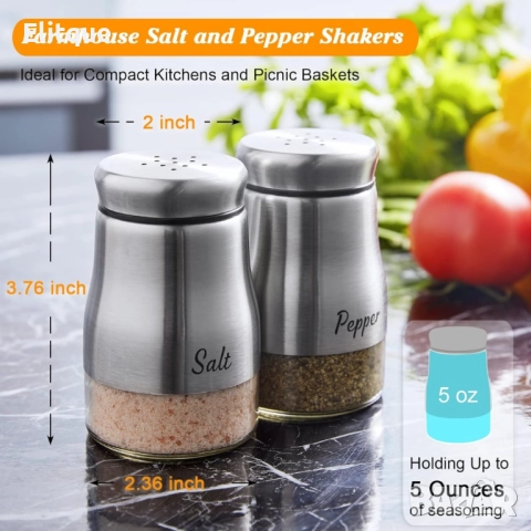 Комплект от два броя солнички Salt and Paper, снимка 6 - Други - 52901437