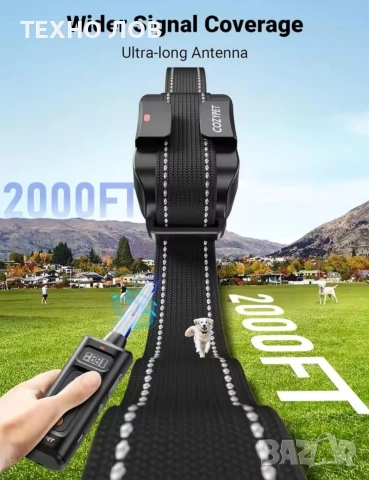 Електронен нашийник DK-325 с вибрация, ток за обучение на кучета , снимка 4 - За кучета - 53106379