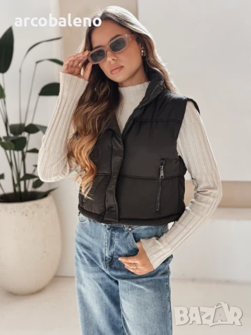 Дамски ватиран елек, 5цвята , снимка 5 - Якета - 51345870