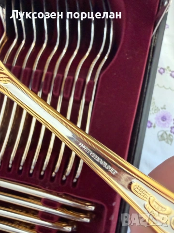 Комплект прибори за хранене SOLINGEN – EBEL Gold Collection – 70 части., снимка 10 - Прибори за хранене, готвене и сервиране - 53782192