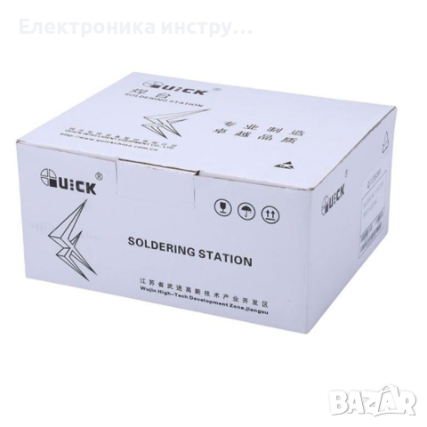 QUICK 936A 220V Антистатична 60w станция за запояване с постоянна температура SMD станция за прерабо, снимка 4 - Поялници и запояване - 44465899