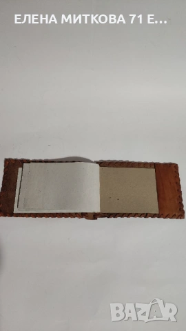 Подвързия за тефтерче от естествена кожа, снимка 7 - Други ценни предмети - 53515071