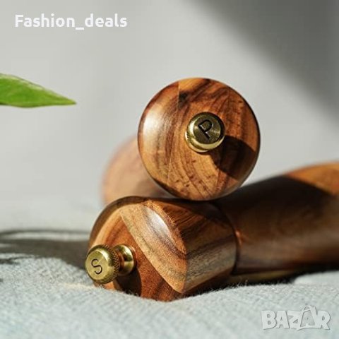 Нов Стилен Комплект керамична мелница за сол и пипер с поднос, снимка 3 - Други стоки за дома - 41541728