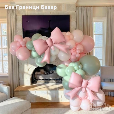 Нови балони за арка Декорация  пролет флорална тема рожден ден момиче, снимка 5 - Декорация за дома - 53644703