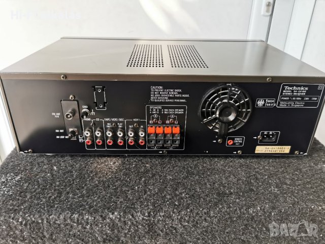 Усилвател Ресийвър TECHNICS SA-GX 180, снимка 5 - Ресийвъри, усилватели, смесителни пултове - 41779073