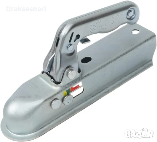 Заключваща лапа тип квадрат за теглич 50мм – за ремарке до 800 кг, неръждаема стомана