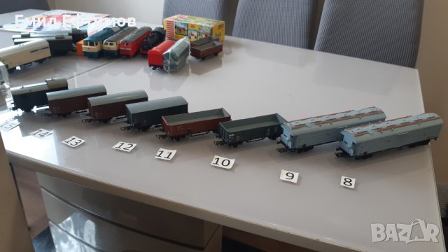 Пътнически и товарни вагони Piko, Fleischmann, Roco,Jouef, Marklin, Trix съвместими с Пико