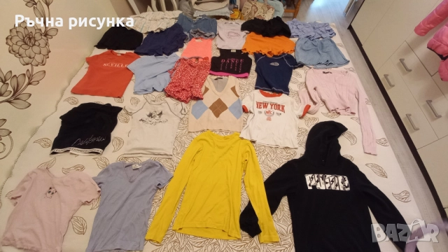 Огромен сет дрехи за момиче възраст 10-11 години -всичко за общо 50лв+ подарък яке, снимка 12 - Детски комплекти - 29659851