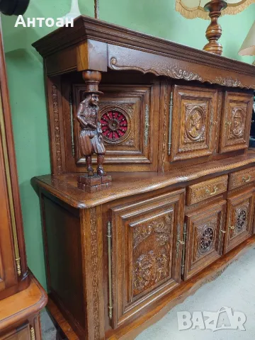 комплект за трапезария - маса , столове, контрабюфет, снимка 4 - Маси - 48446309