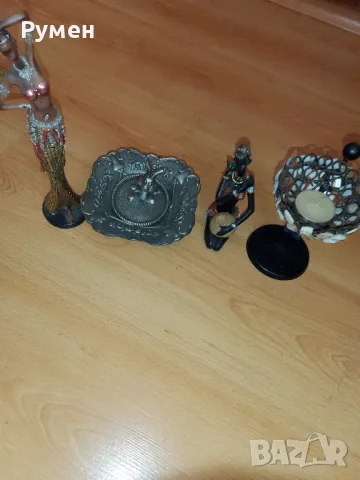 статуетки и свещник