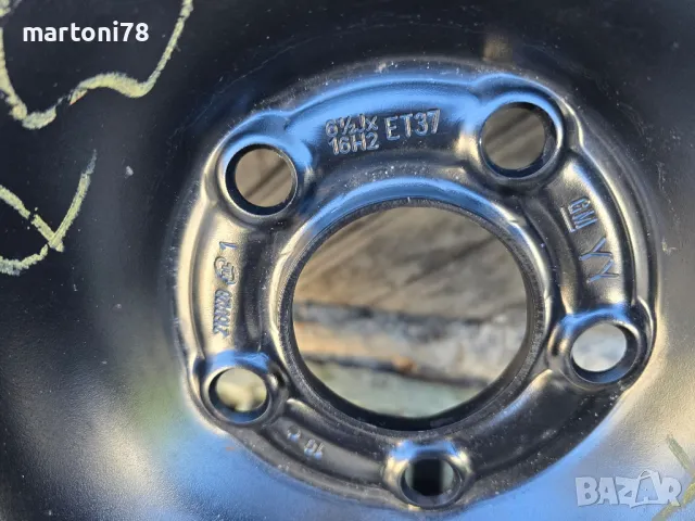 Чисто нова резервна гума с джанта за Опел  16 цола, 5х110, снимка 3 - Гуми и джанти - 50337147