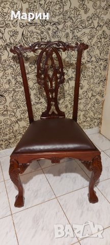 Стар стол, снимка 7 - Антикварни и старинни предмети - 40725702