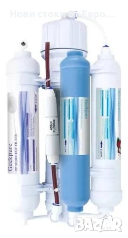 Geekpure 3-степенна преносима система за воден филтър RO за плот за аквариум-100 GPD