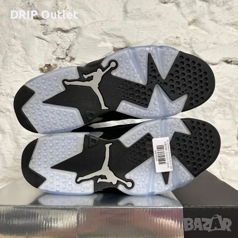 !НОВИ! Air Jordan 6 Retro | Black/Chrome | + КУТИЯ, снимка 5 - Маратонки - 55750496
