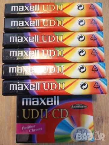 OVP чисто нови хромни аудио касети Maxell UDII CD 120 Black Magnette