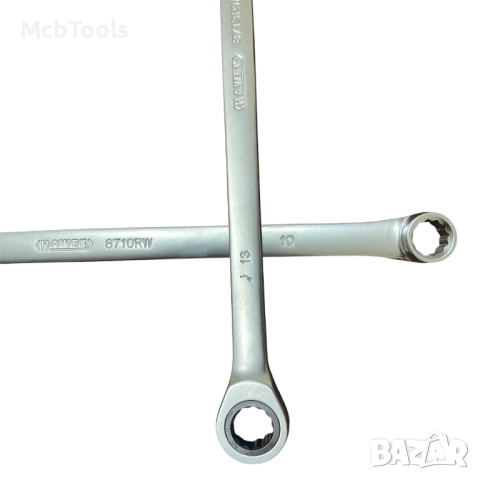 Комплект удължени ключове лули с тресчотка 8-19мм HAWEK, снимка 5 - Ключове - 51491030