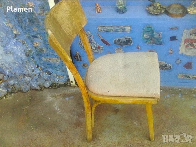 Стар български тапициран стол - много здрав, снимка 7 - Други ценни предмети - 40801033