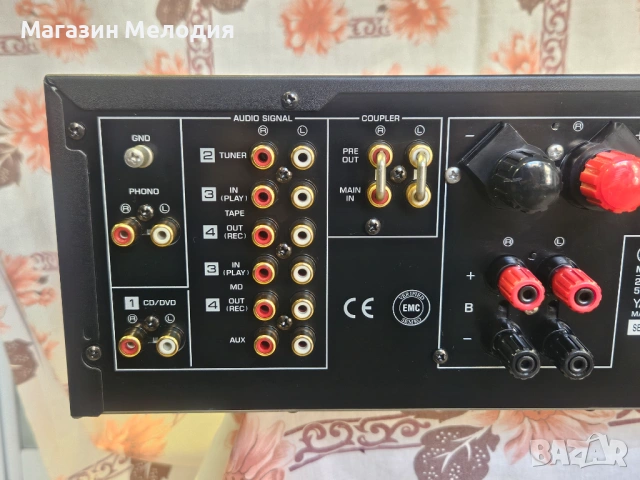 Усилвател Yamaha AX-596 Две по 155 вата на 4 ома.  В отлично техническо и визуално състояние., снимка 9 - Ресийвъри, усилватели, смесителни пултове - 53536092